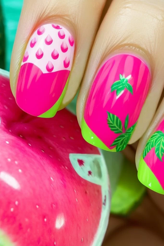 summer nails fruits pictures manicure